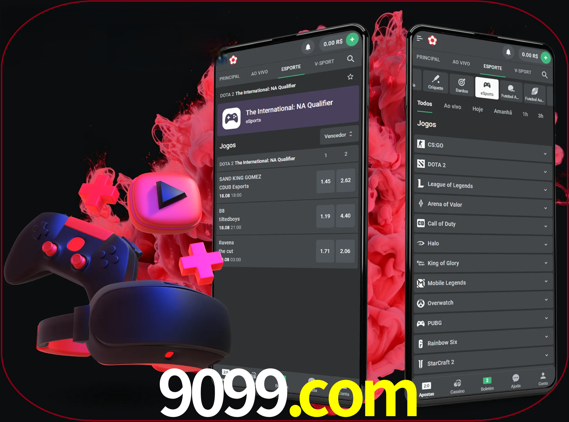 Para ter a aplicação móvel 9099 no seu smartphone, basta descarregar o ficheiro apk e seguir as instruções.