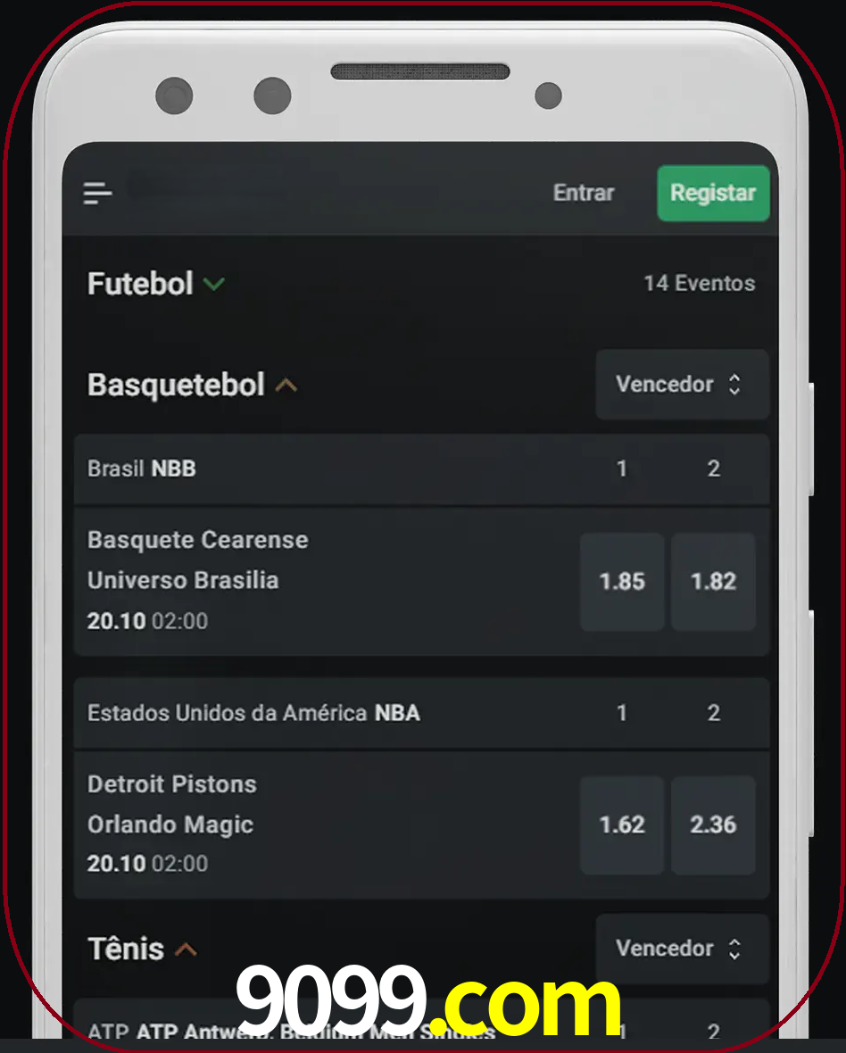 Aposte e assista aos esportes em formato ao vivo.
