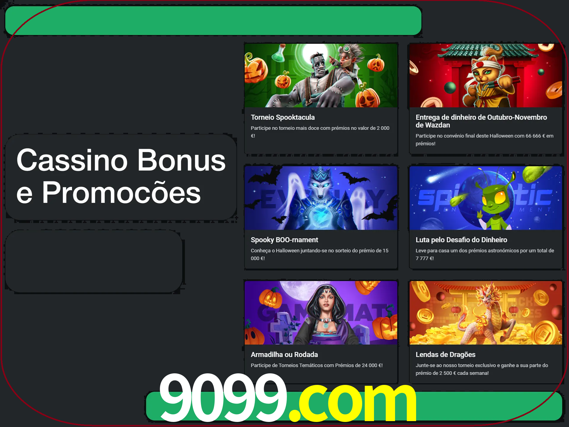 Verifique se há novos bônus de cassino para reivindicar.